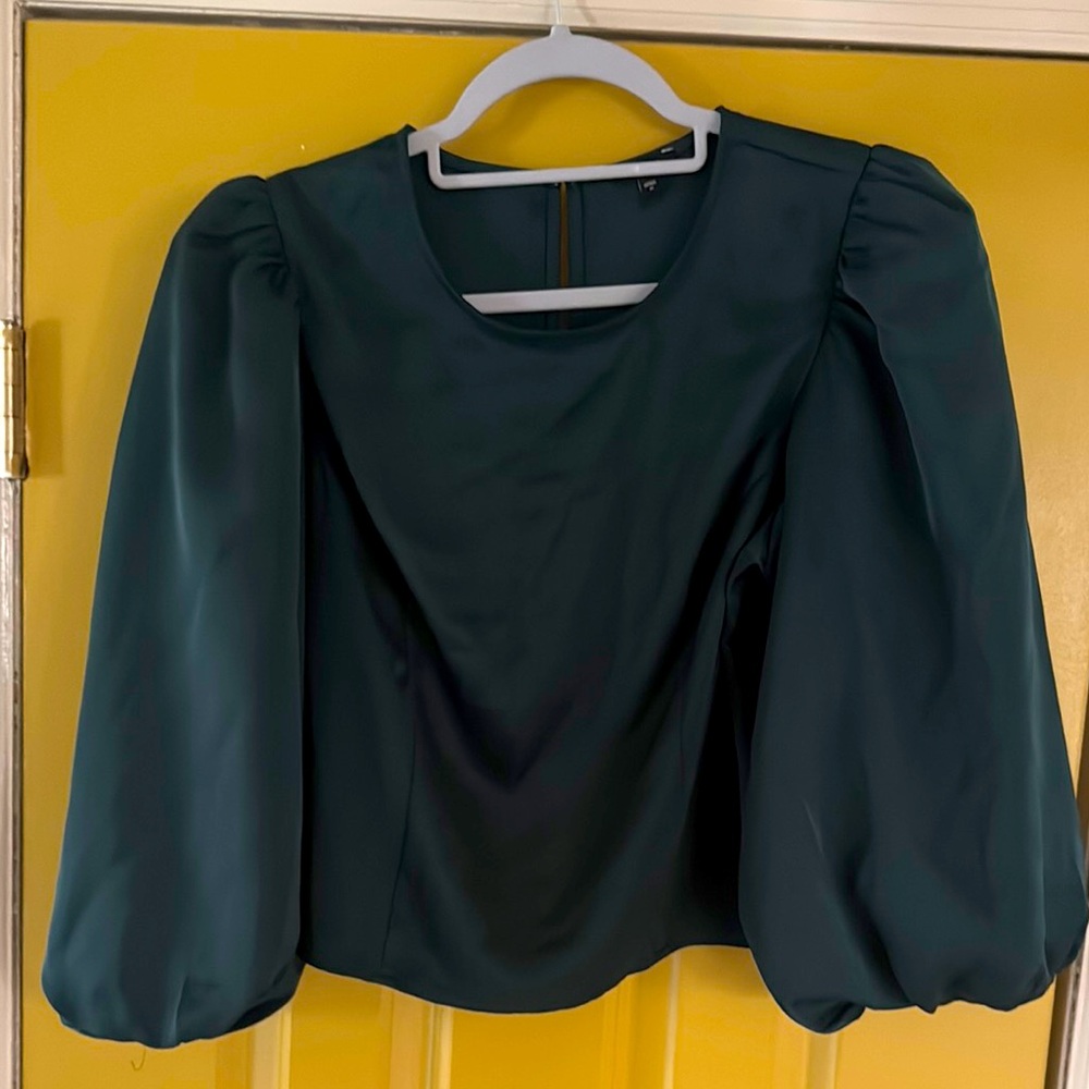 Express Elegant Green Women's Top